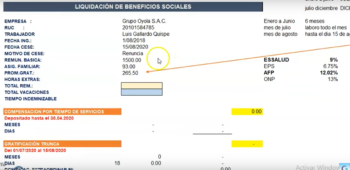 liquidacion de bbss
